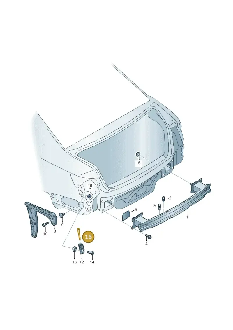 WHT007374 Volkswagen Pin