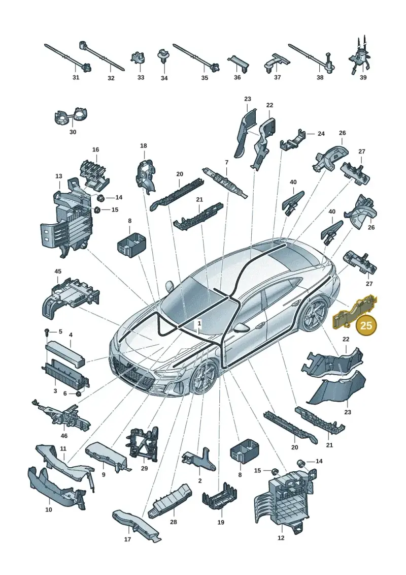 WHT007404 Volkswagen Hexagon Head Bolt