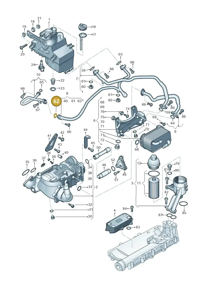 WHT007432 Volkswagen O-Ring