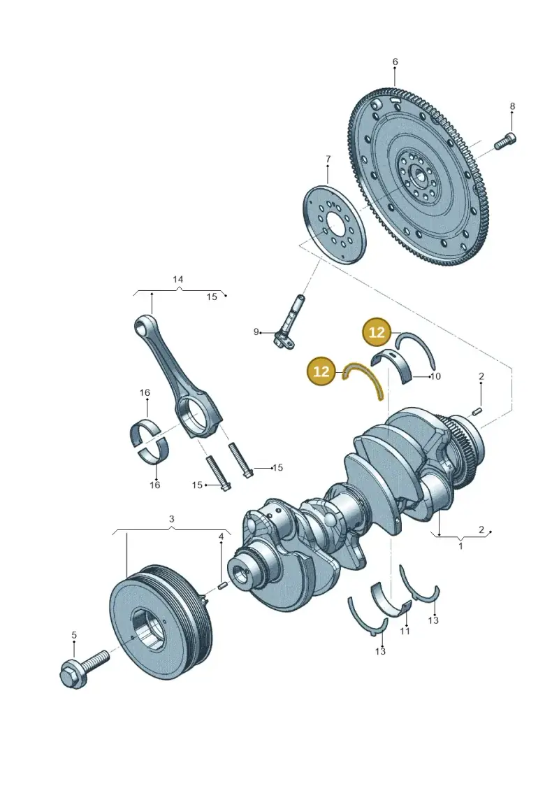 WHT007637A Volkswagen Thrust Washer