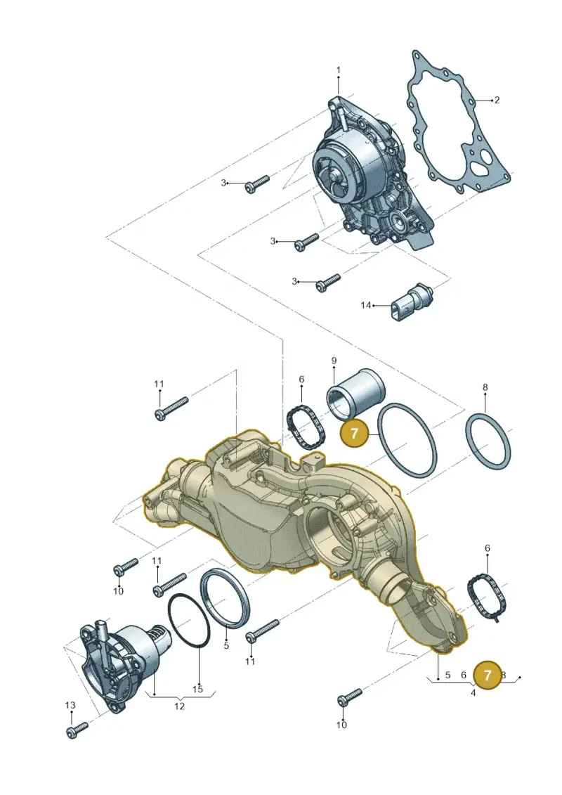 WHT007809 Volkswagen O-Ring