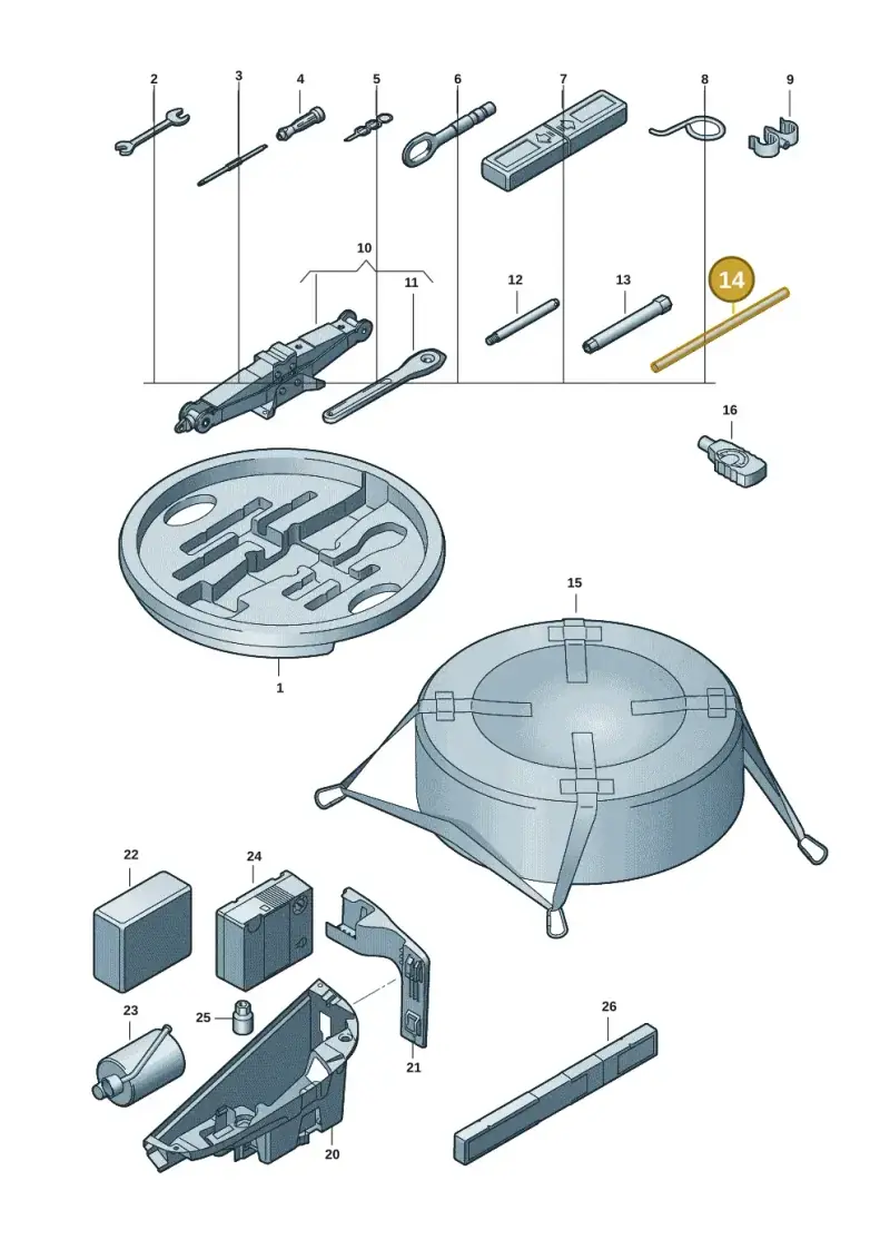 WHT007844 Volkswagen Spring Pin