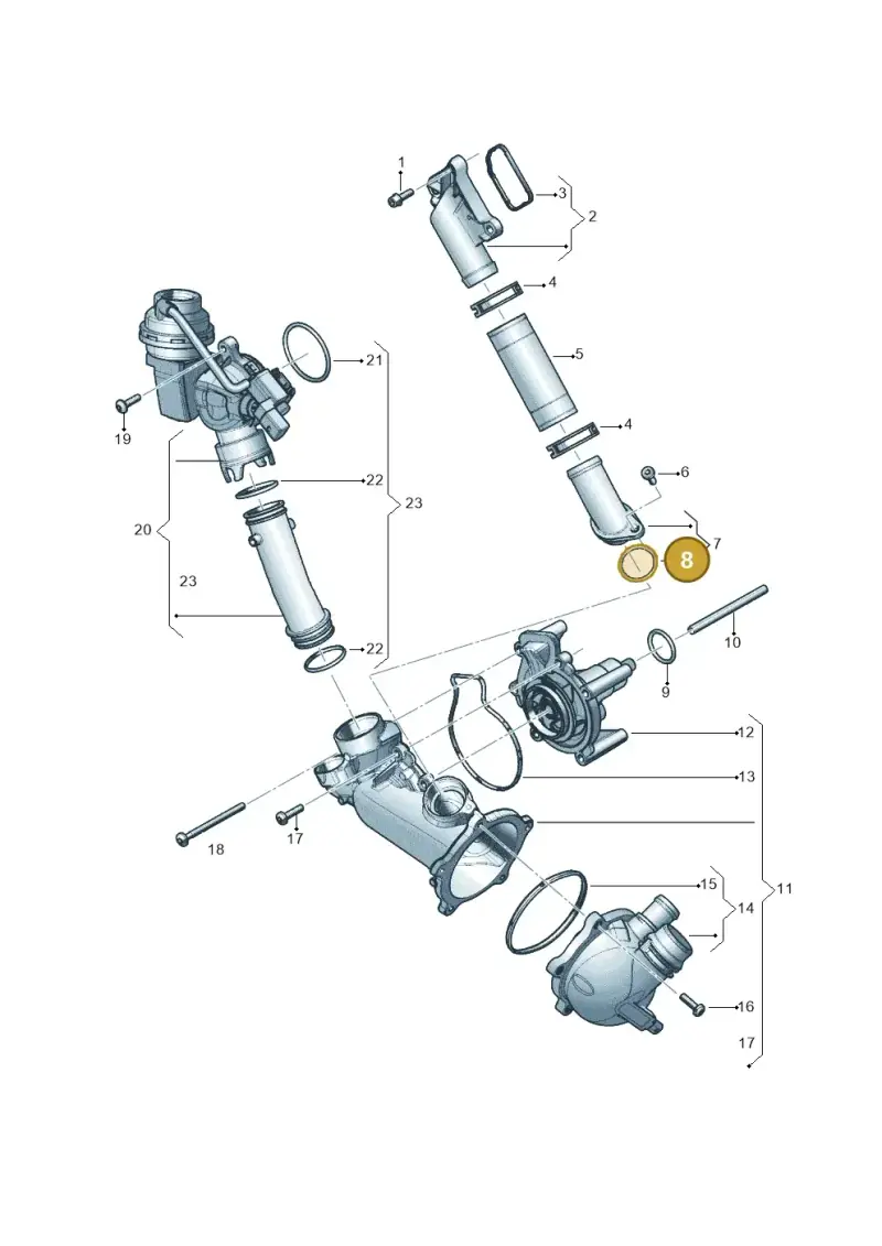 WHT007960A Volkswagen O-Ring