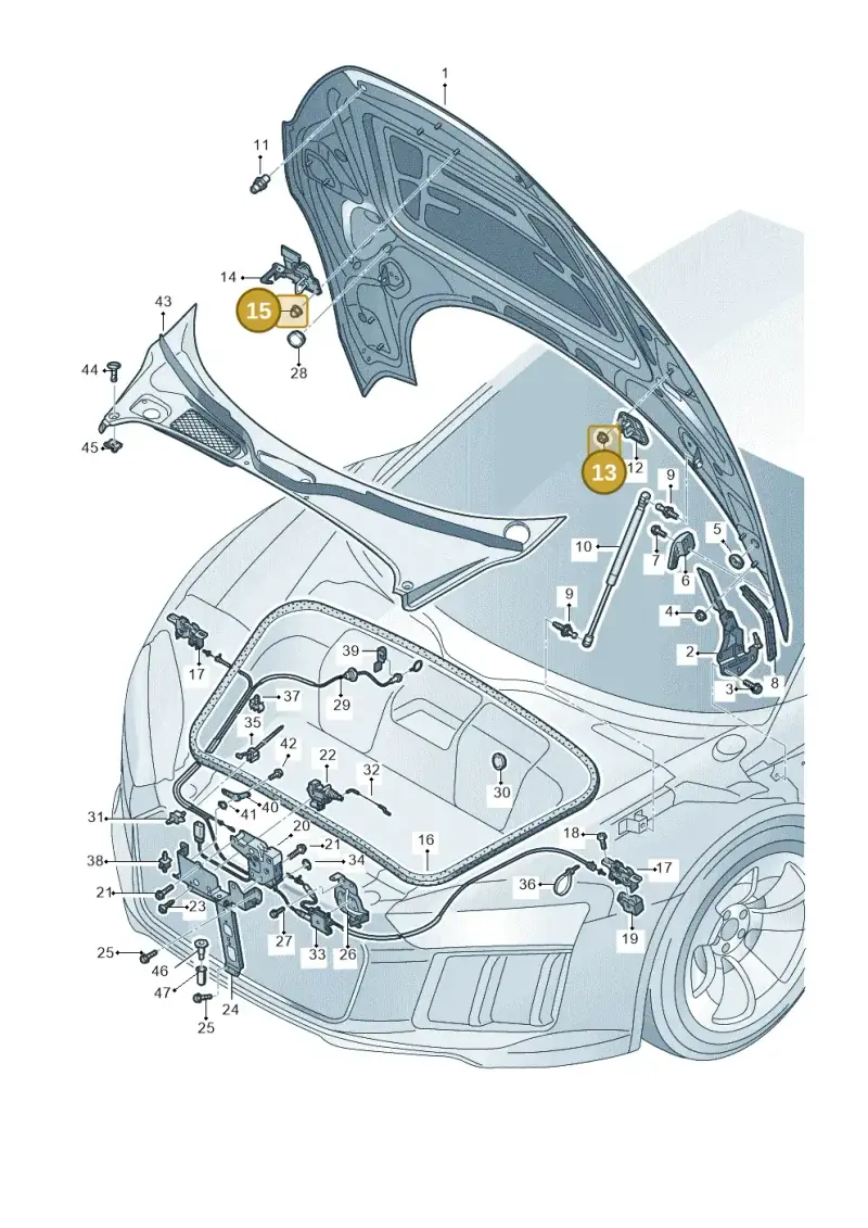 WHT008050 Volkswagen Domed Cap Nut