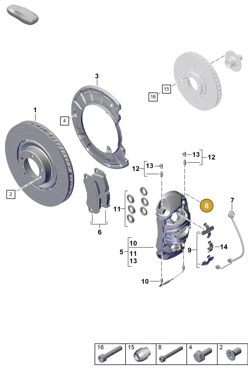 WHT008186 Volkswagen Socket Head Bolt