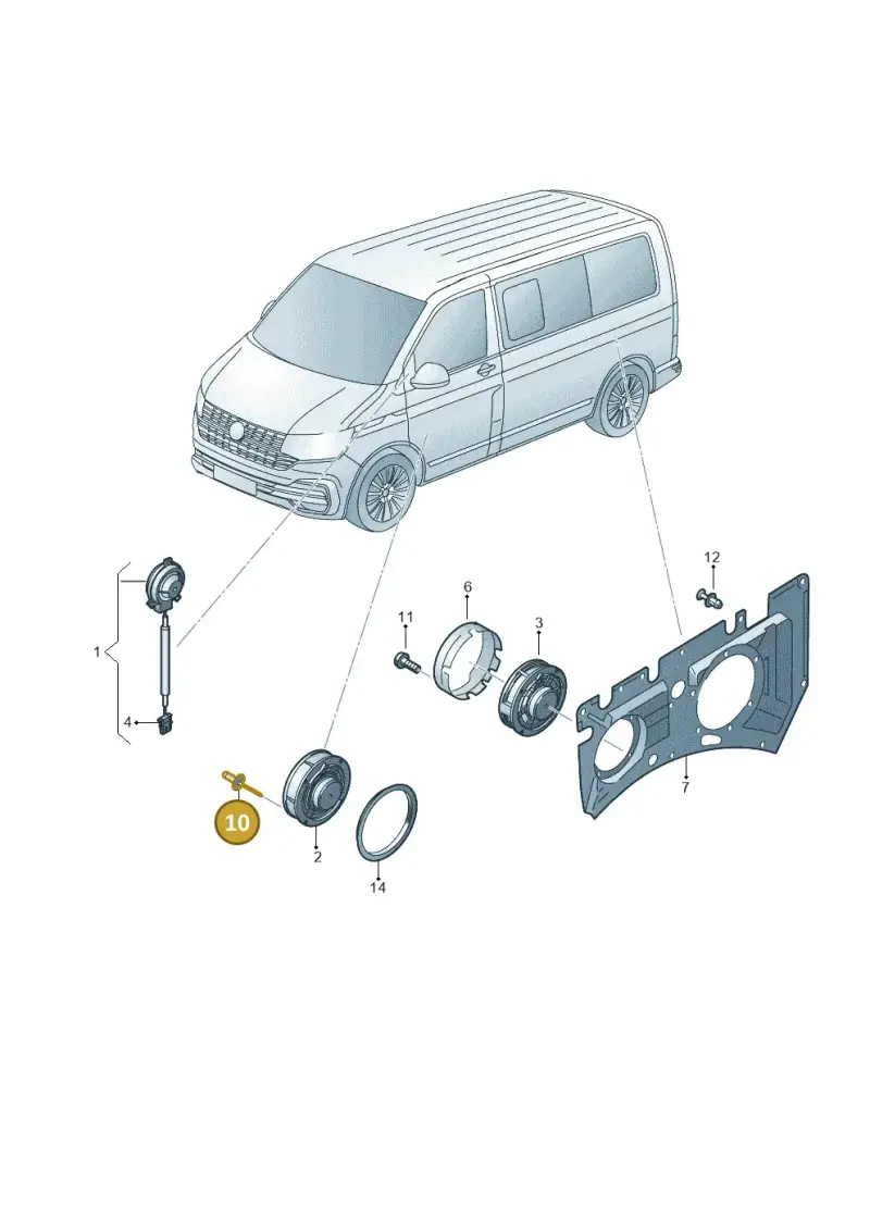 WHT008212 Volkswagen Pop Rivet