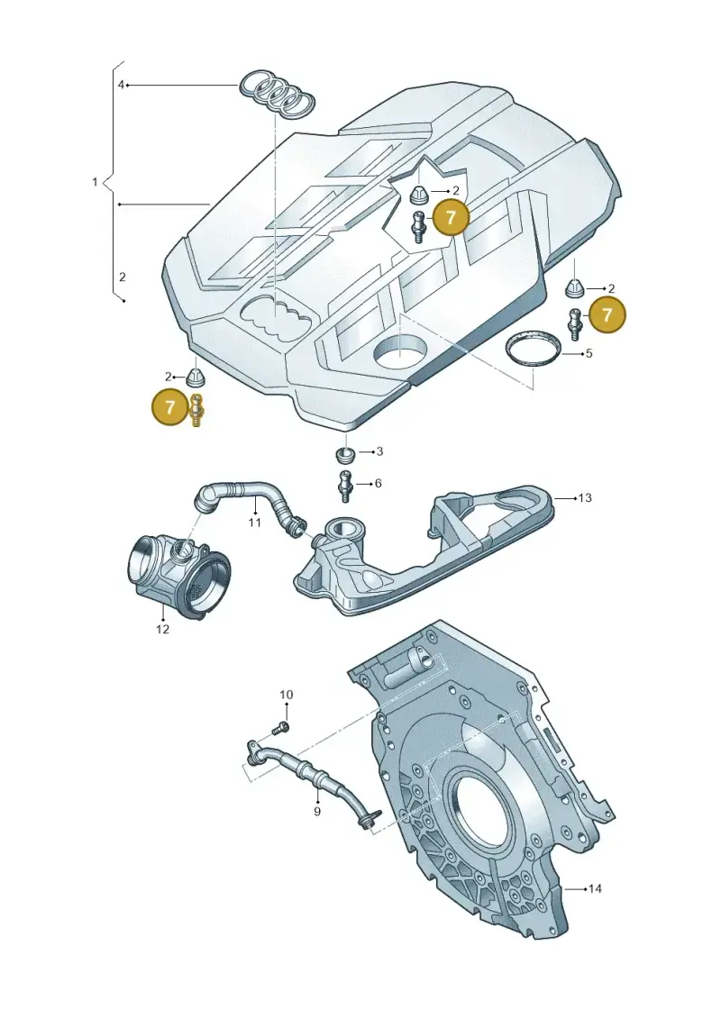 WHT008394 Volkswagen Ball Pin