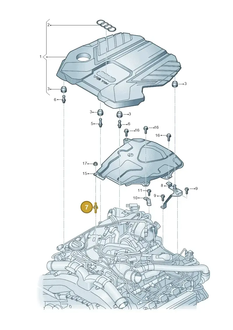 WHT008448 Volkswagen 12-Point Socket Head Bolt (Combi)