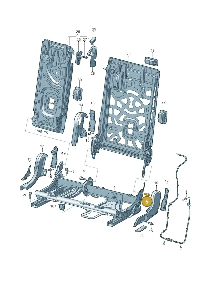 WHT008504 Volkswagen Hexagon Socket Head Bolt