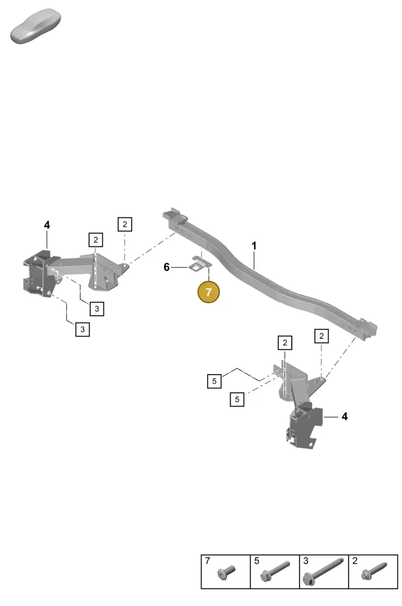 WHT008608 Volkswagen Pop Rivet