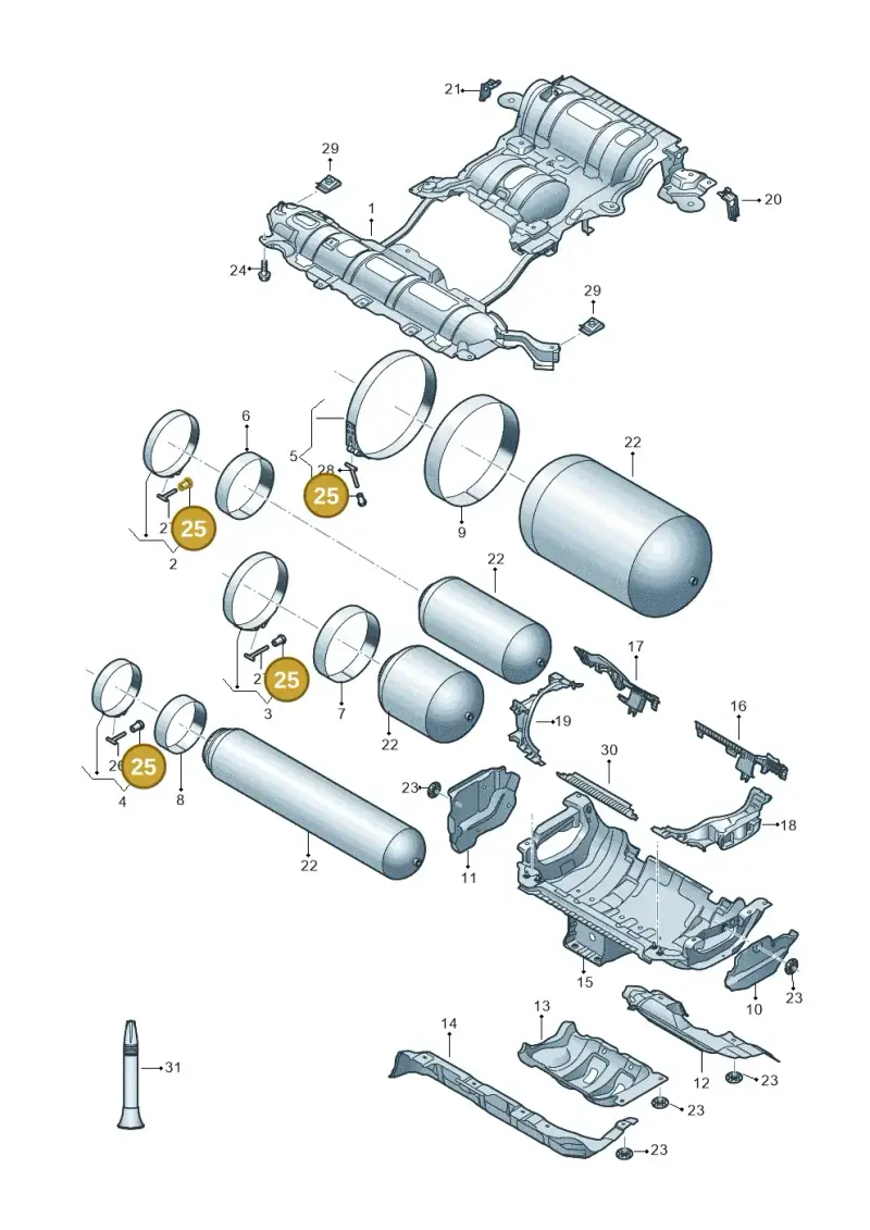 WHT008657A Volkswagen Nut