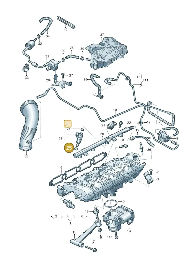 WHT008665 Volkswagen O-Ring