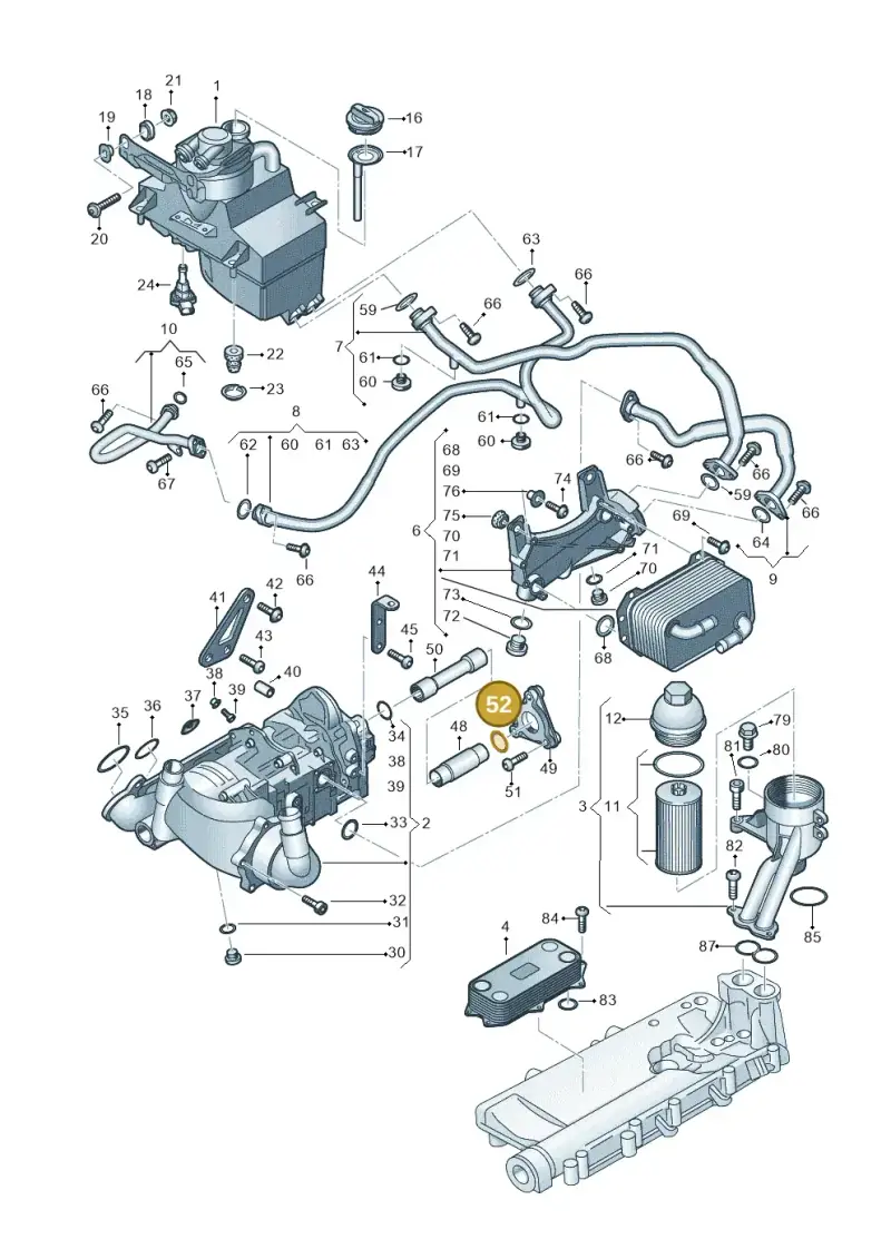 WHT008700 Volkswagen O-Ring