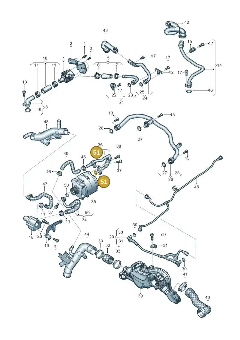 WHT008729A Volkswagen O-Ring