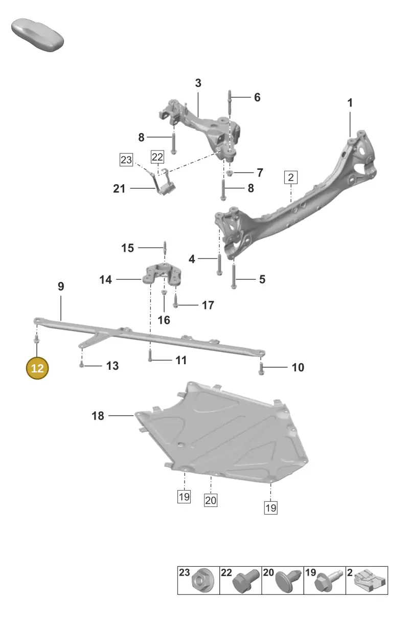 WHT008740 Volkswagen Bolt with Washer