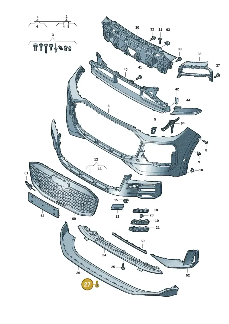 WHT008774 Volkswagen Hexagon Socket Oval Head Collared