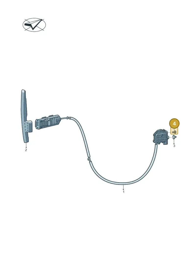 WHT008786 Volkswagen Hexagon Socket Flat Head Bolt