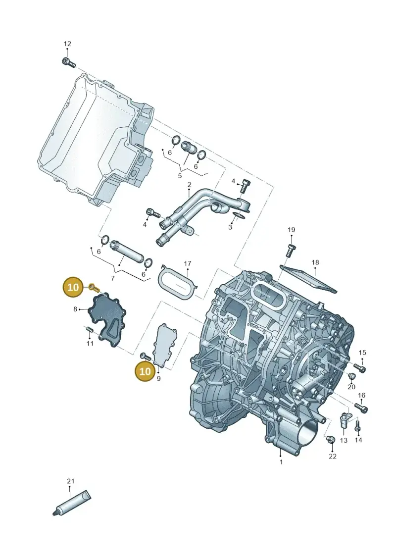 WHT008811 Volkswagen Flat Round Head Bolt