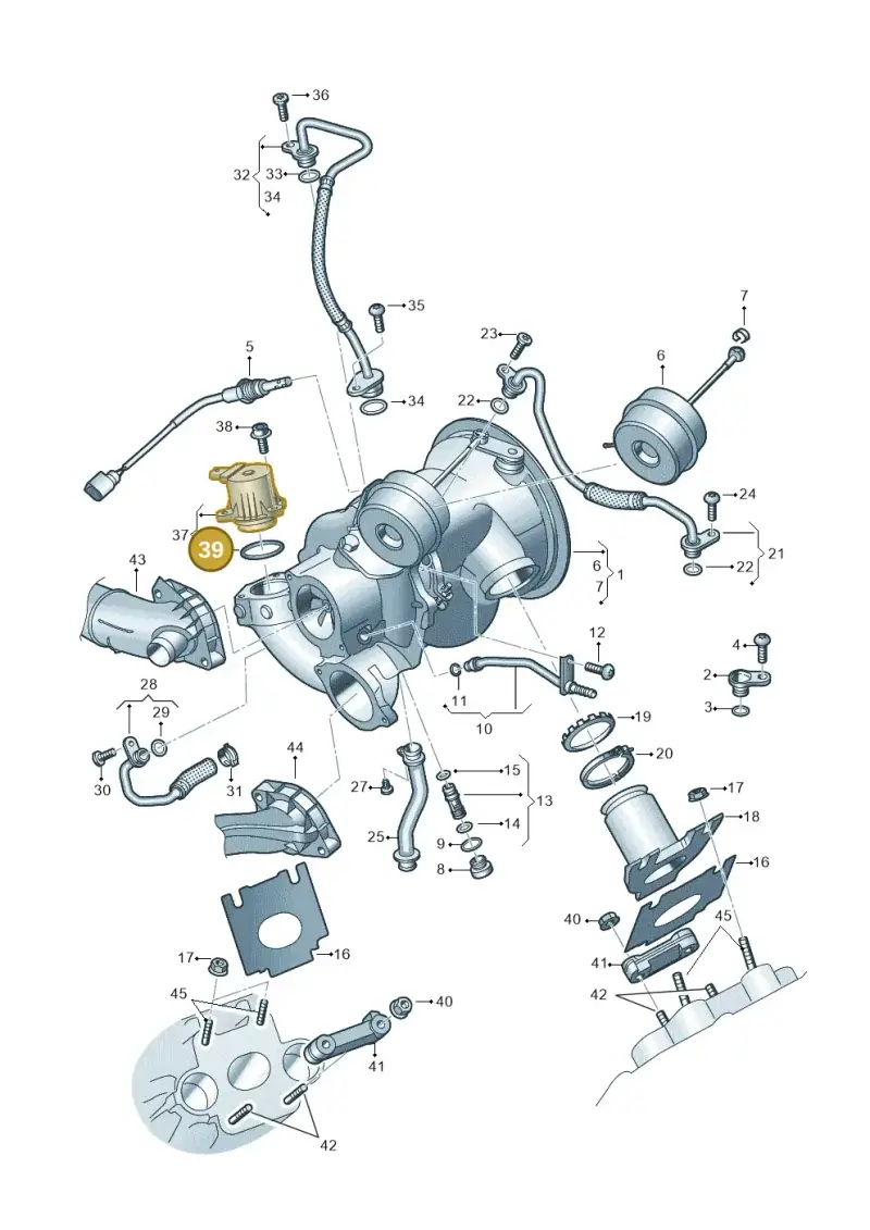 WHT009160A Volkswagen O-Ring