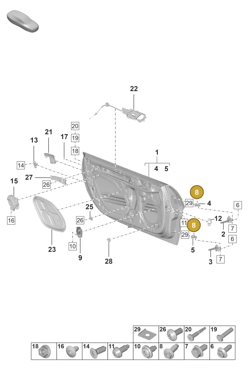 WHT009189A Volkswagen Socket Head Bolt