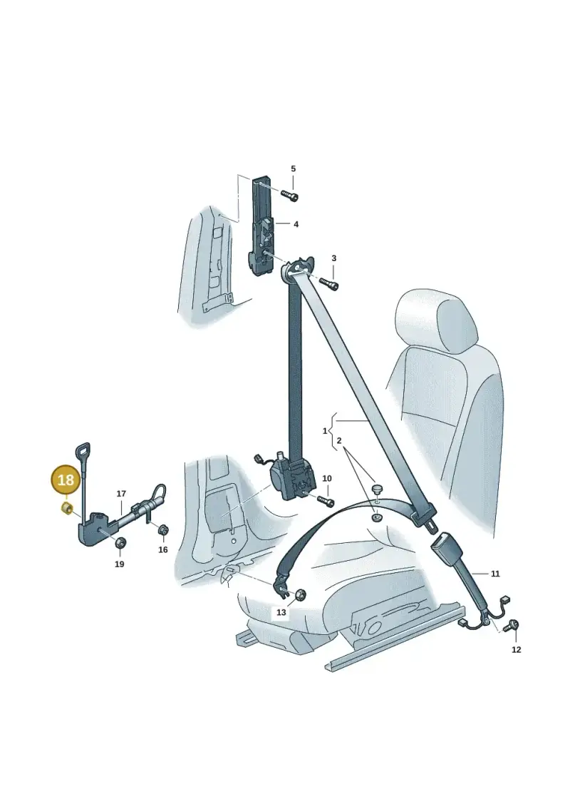 WHT009253 Volkswagen Shim