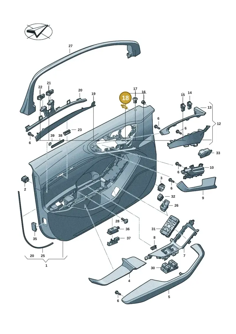 WHT009323 Volkswagen Stop Screw