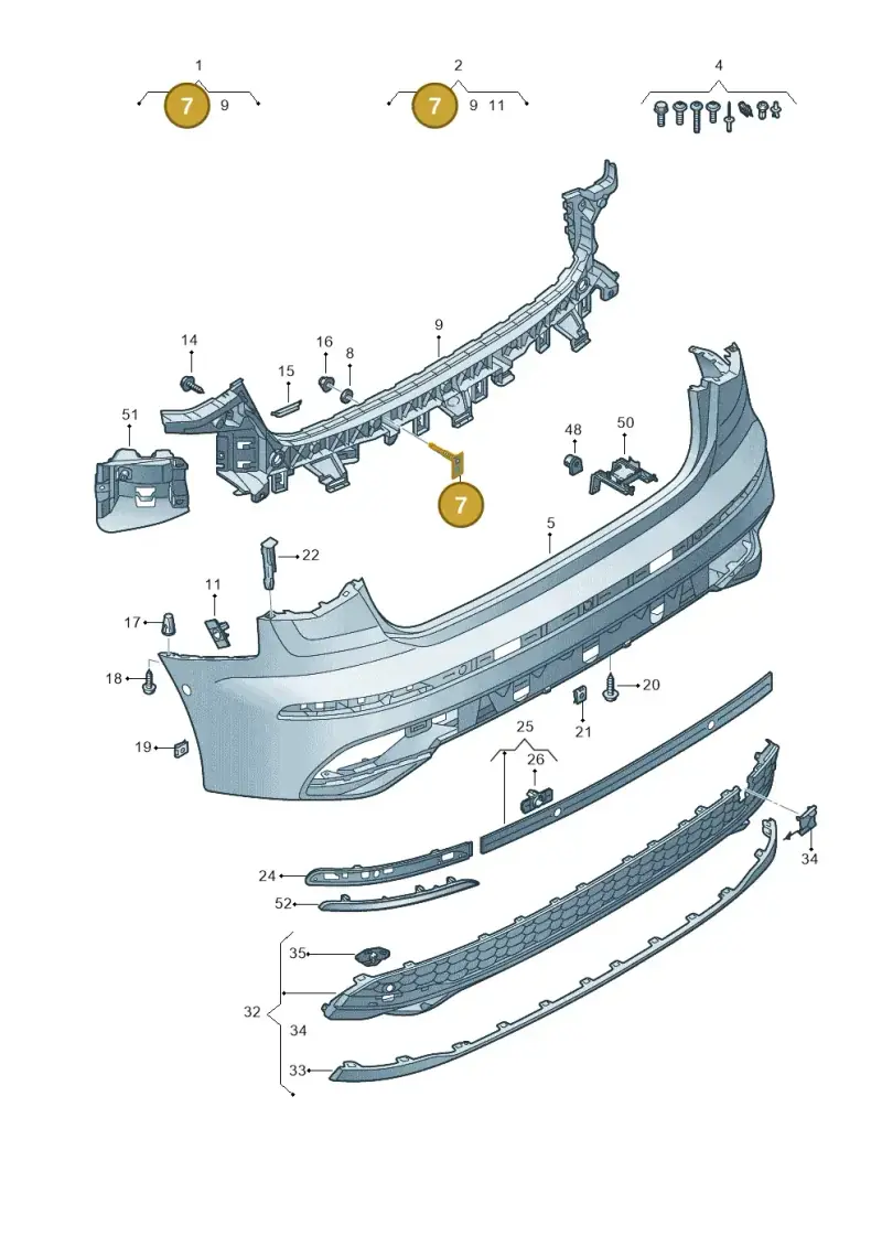 WHT009483 Volkswagen Securing Pin