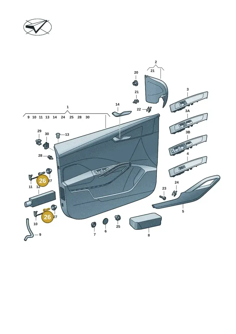 WHT009841 Volkswagen Oval Hexagon Socket Head Bolt