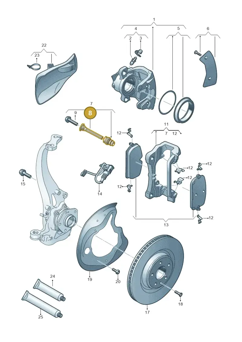 WHT010140 Volkswagen Guide Pin