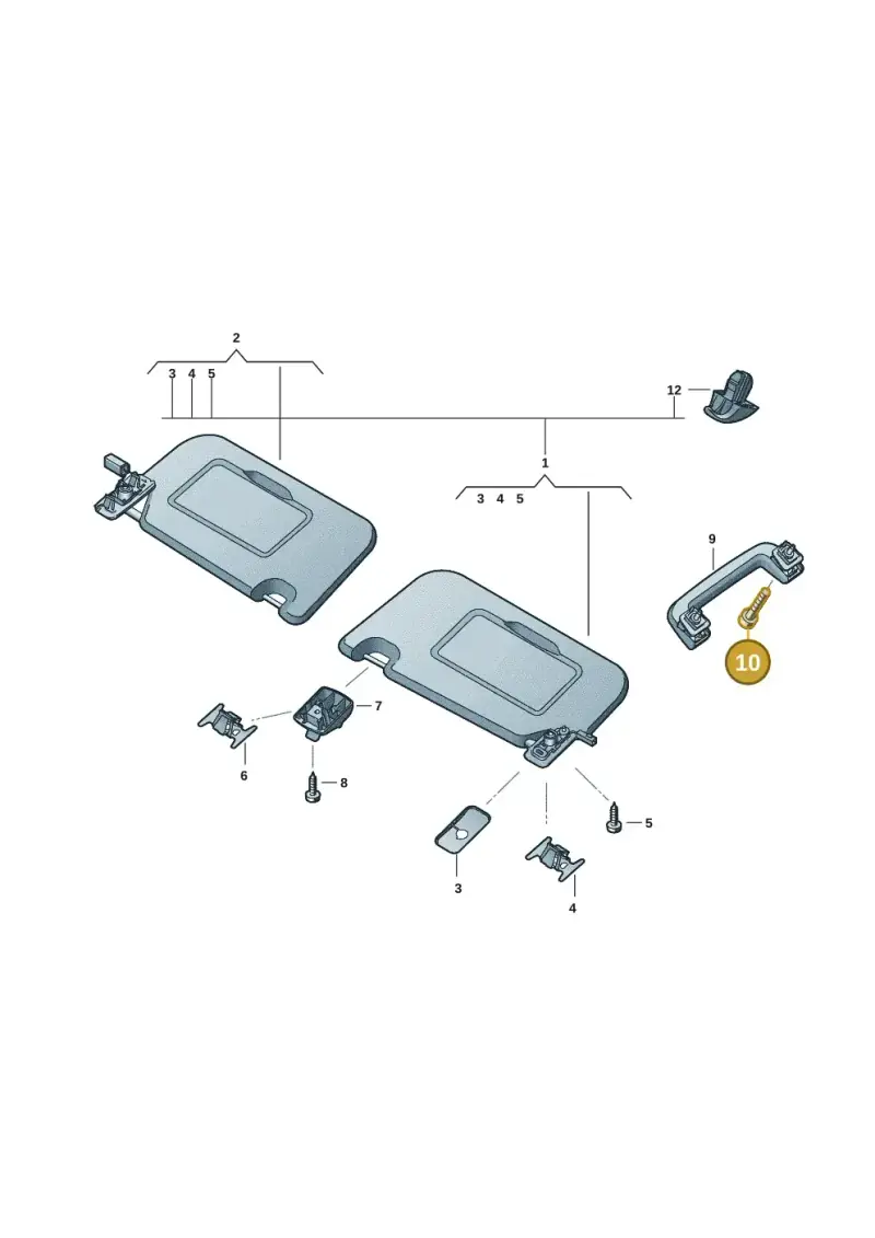 WHT010452 Volkswagen Hexagon Socket Head Bolt