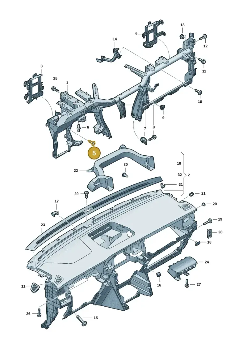 WHT010743 Volkswagen Bolt with Washer