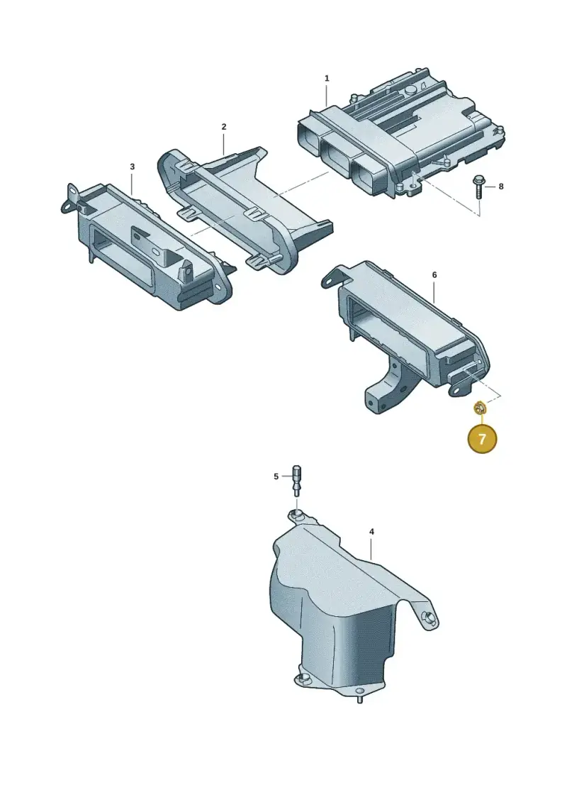 WHT010755 Volkswagen Nut