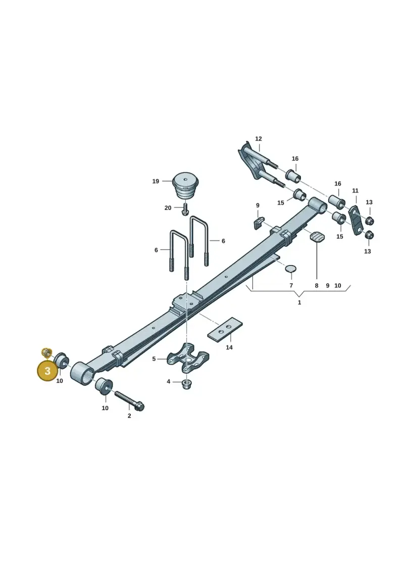 WHT010864 Volkswagen Nut