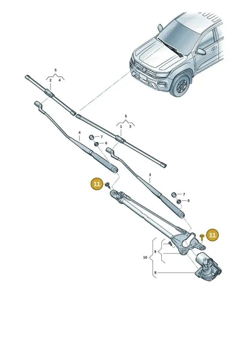 WHT010880 Volkswagen Bolt with Washer