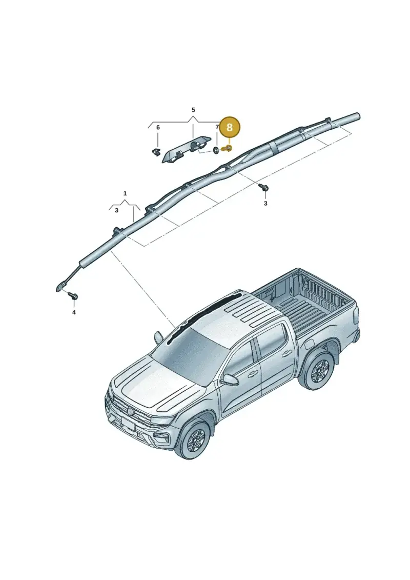 WHT010983 Volkswagen Pin