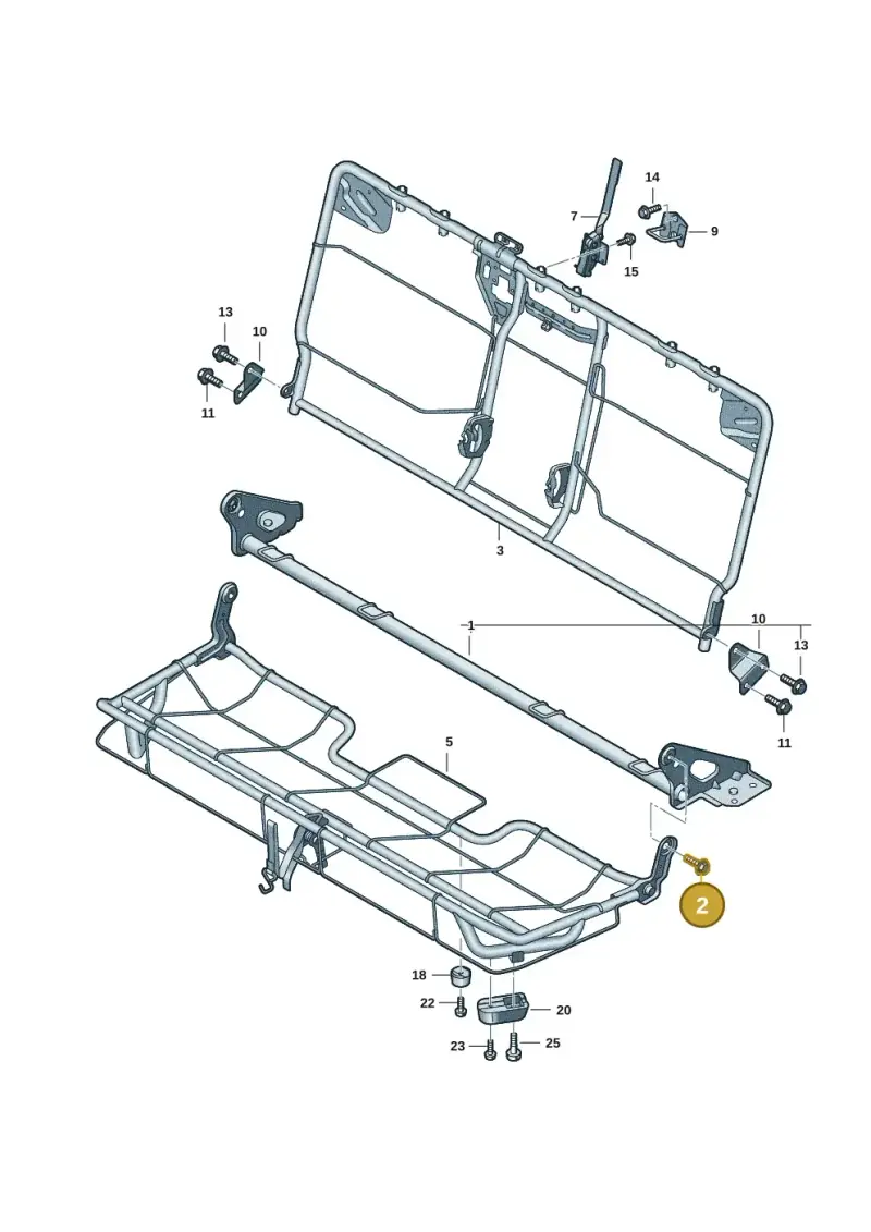 WHT011072 Volkswagen Pin
