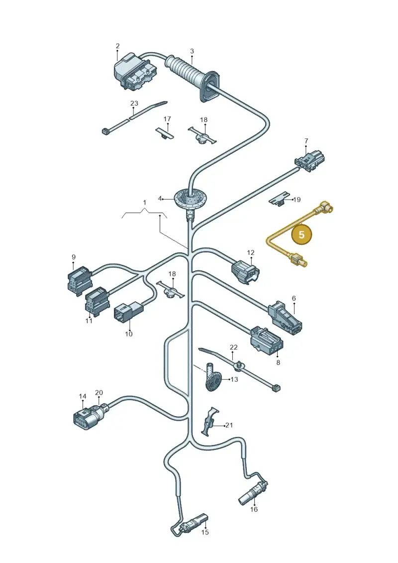 000098601 — Audi Q5 qu. 2.0 (2018-) diagram 896972330, position 5