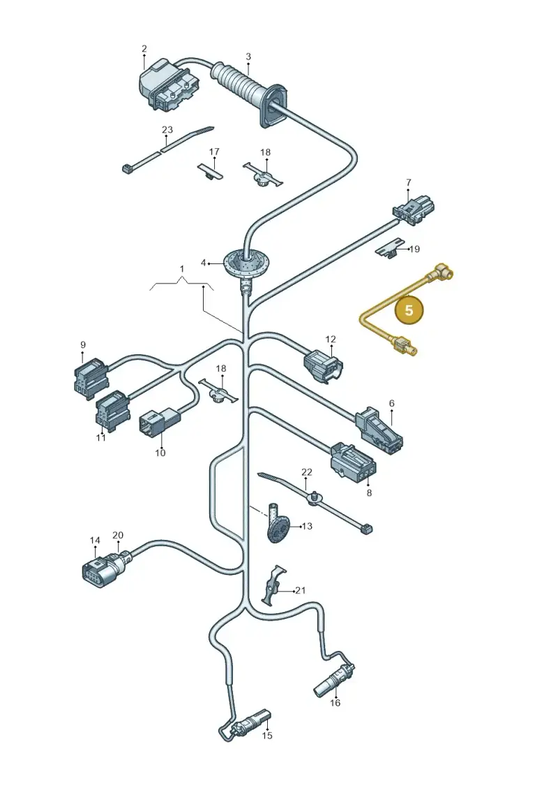 000098601 — Audi Q5 qu. 2.0 (2018-) diagram 896972350, position 5