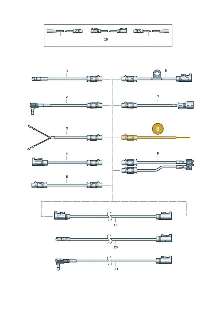 000098705A — Audi A5 Limo 2.0 (2024-) diagram 859971804, position 8