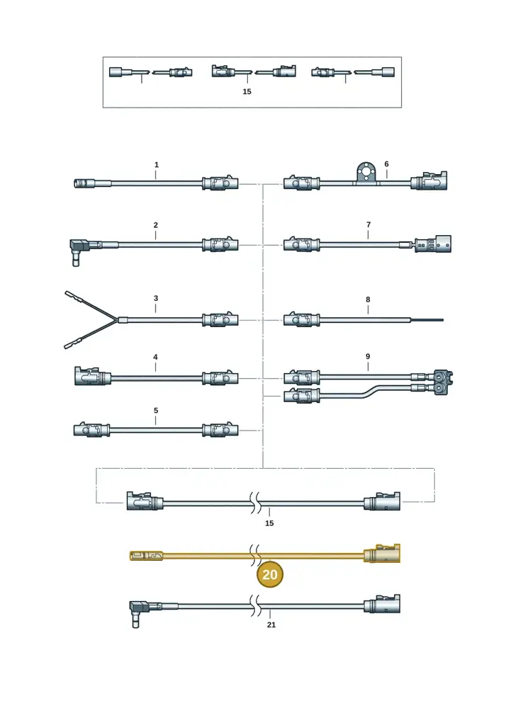 000098714A — Audi A5 Limo 2.0 (2024-) diagram 859971804, position 20