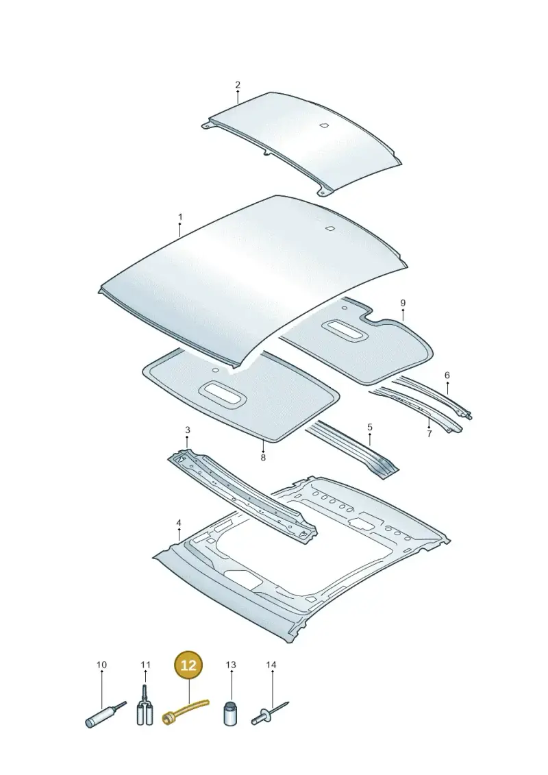 000809937 — Audi RS7 Sportback (2019-) diagram 435817000, position 12