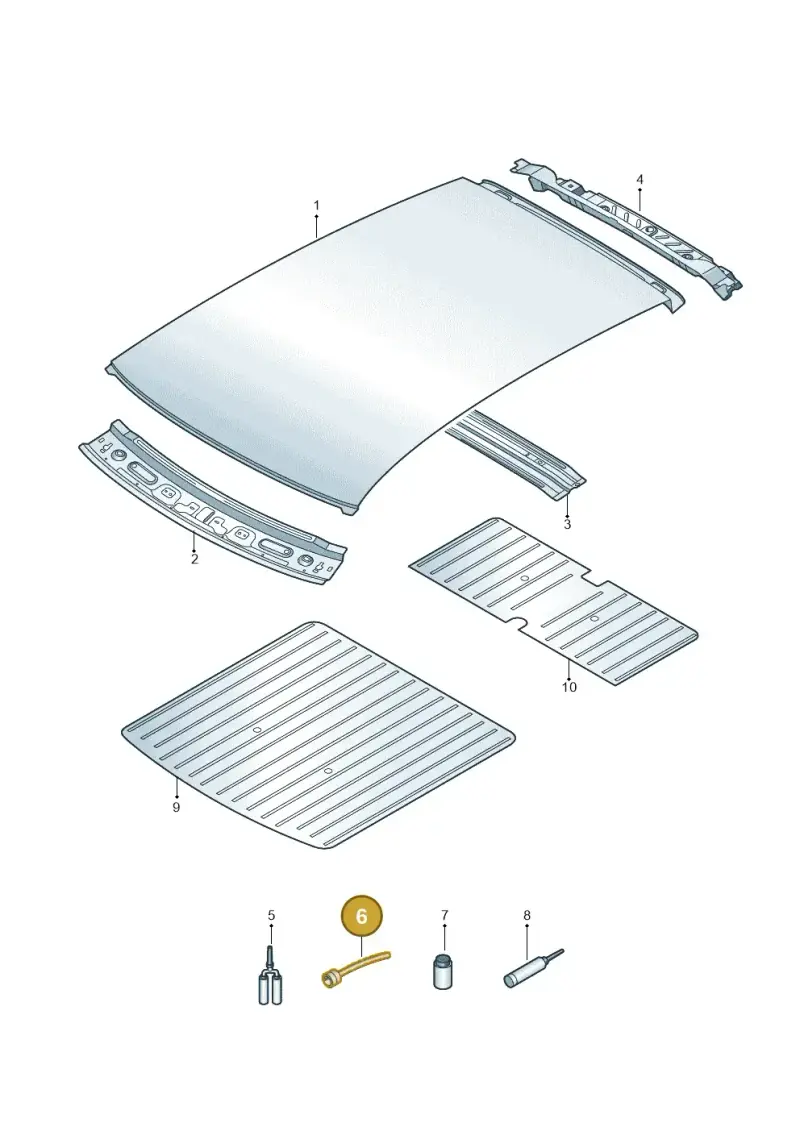 000809937 — Audi A1 sportback 1.0 (2018-) diagram 592817000, position 6