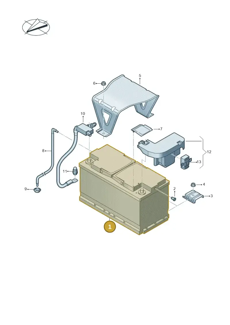 000915089BD — Audi A3 Sportback (2019-2021) diagram 596915010, position 1