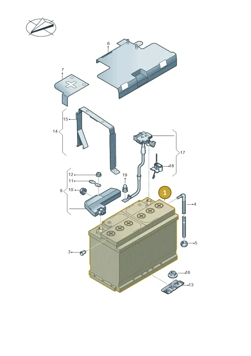 000915089BD — Audi TTS Coupe 2.0 (2014-2023) diagram 850915000, position 1