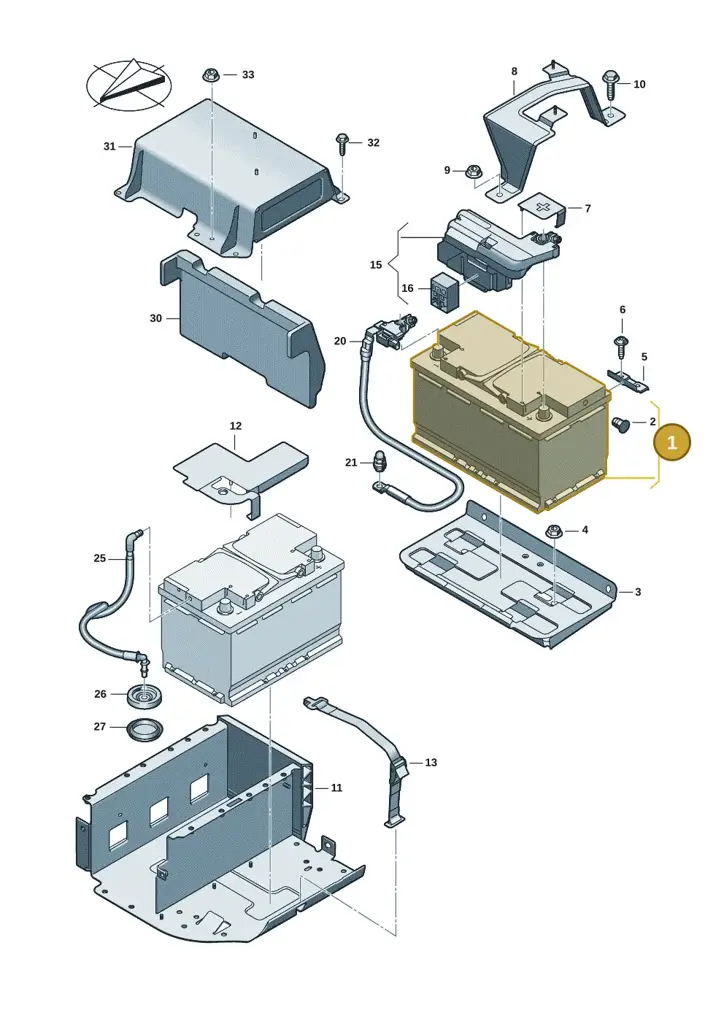 000915089BD — Audi A5 Limo 2.0 (2024-) diagram 8wh915000, position 1