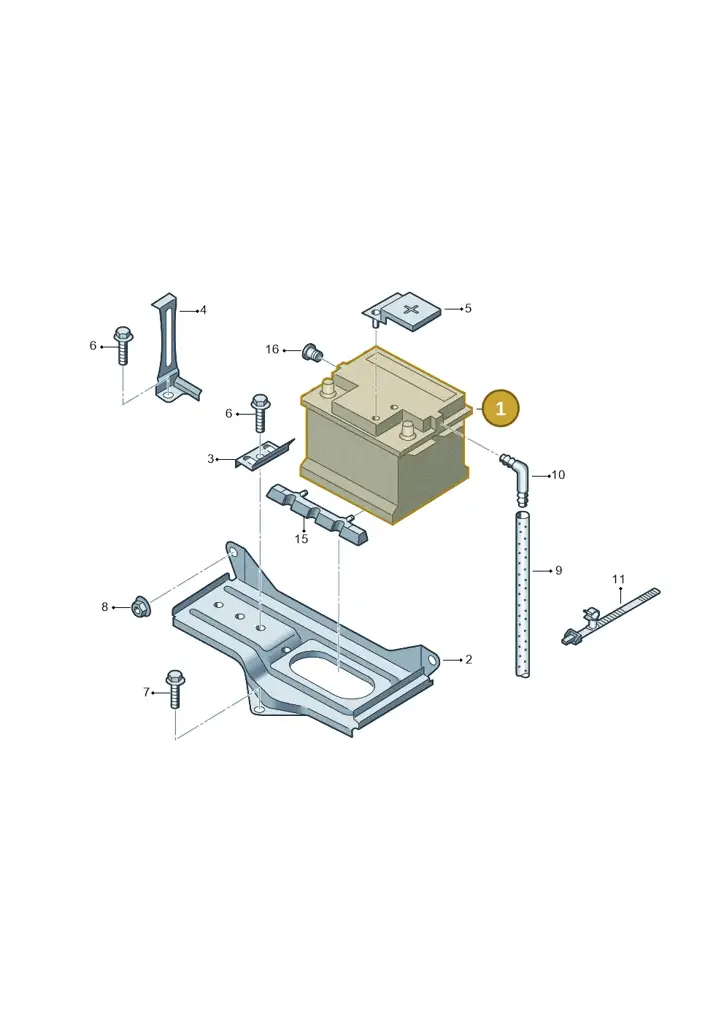 000915105AD — Audi A4/S4/Av./qu. 05> (2005-) diagram 156915100, position 1