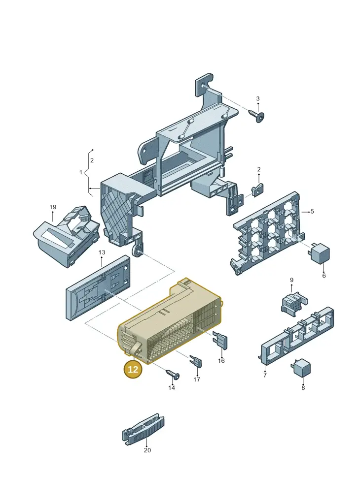 000937615 — Audi Q3 1.4 (2016-) diagram 728937000, position 12