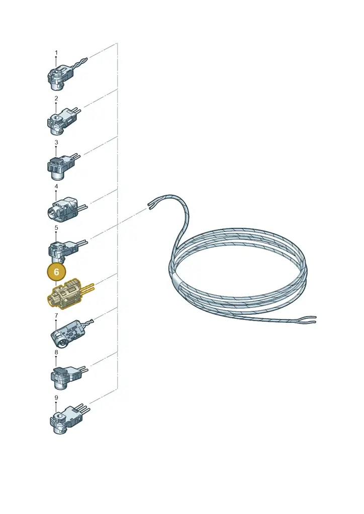 000971582H — Audi A5 Limo 2.0 (2024-) diagram 596971845, position 6