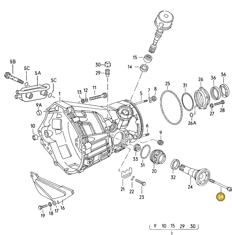 003507325 — Audi COUPE/2           88 (1987-1987) diagram 008060100, position 34