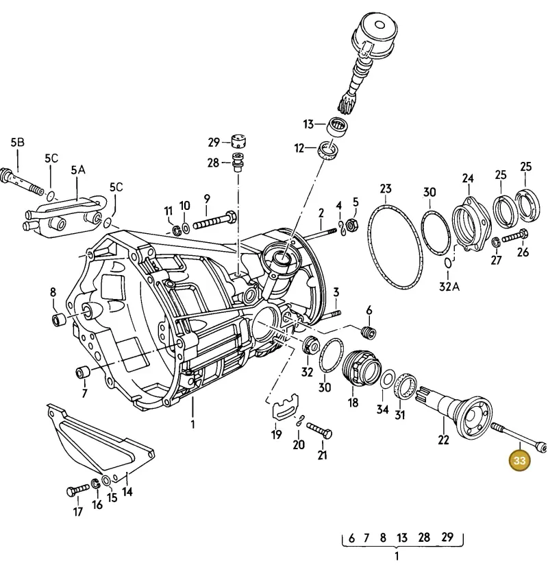 003507325 — Audi 4000 (1981-1984) diagram 015053000, position 33